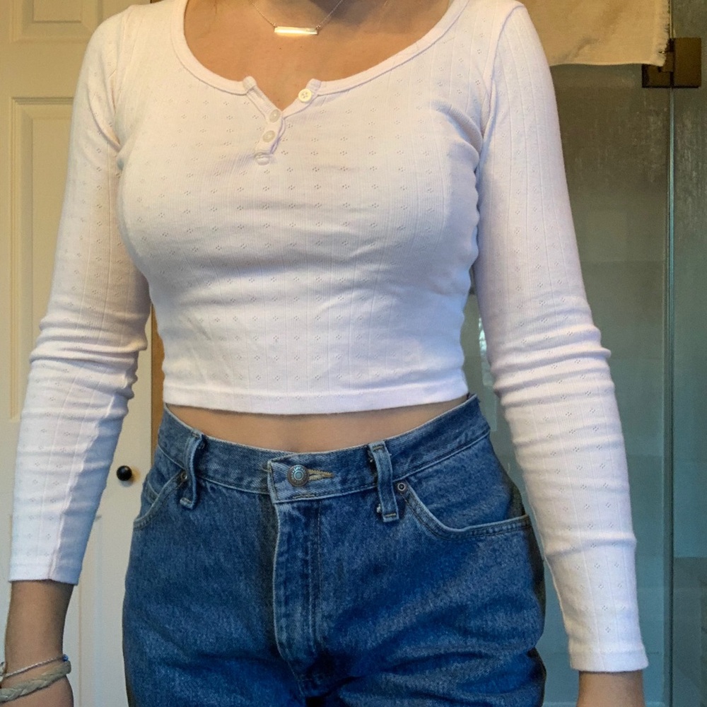 pink brandy melville long sleeve